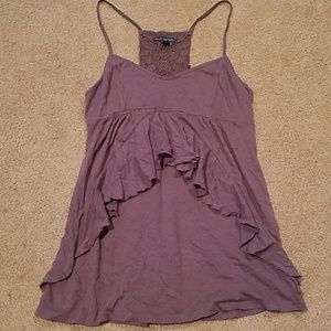 American eagle ruffle cami size s